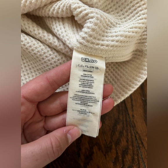 Filson Women’s Waffle Knit Thermal Crewneck - Picture 4 of 11